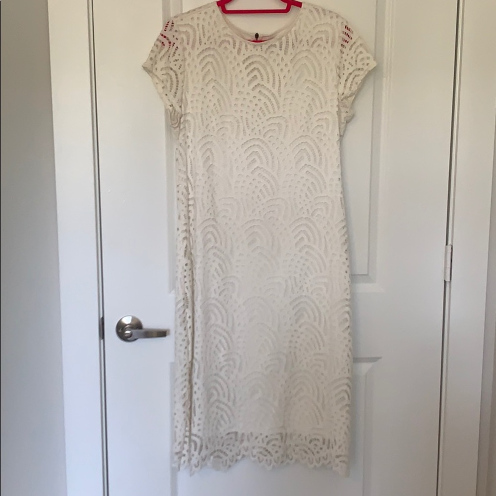 White lacy dress